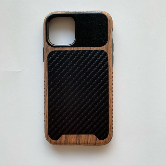 Magnetic Case Compatible with iPhone 13 Case Wood - Picture 1 of 4